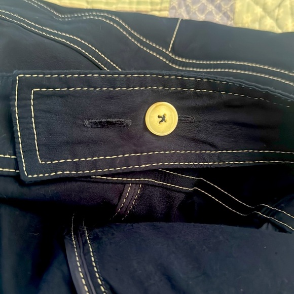 NWOT Maeve for Anthropologie Portside Navy Blue Romper size  12 - Picture 9 of 12